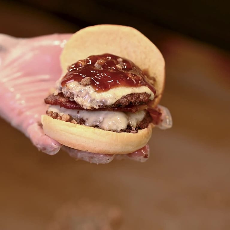 Loaded Burgers, Cheesesteaks, and Bacon Favorites